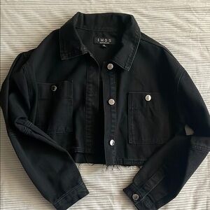 Black Cropped Jacket